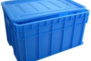 X169塑料箱_带盖塑料物流箱