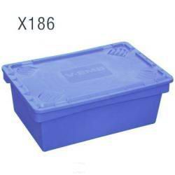   X186塑料箱_ X186塑料箱厂家__河北华都托盘制造有限公司 